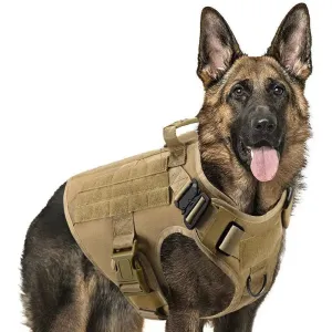 Military Tactical Dog Harness & Leash Set – Secure Comfort