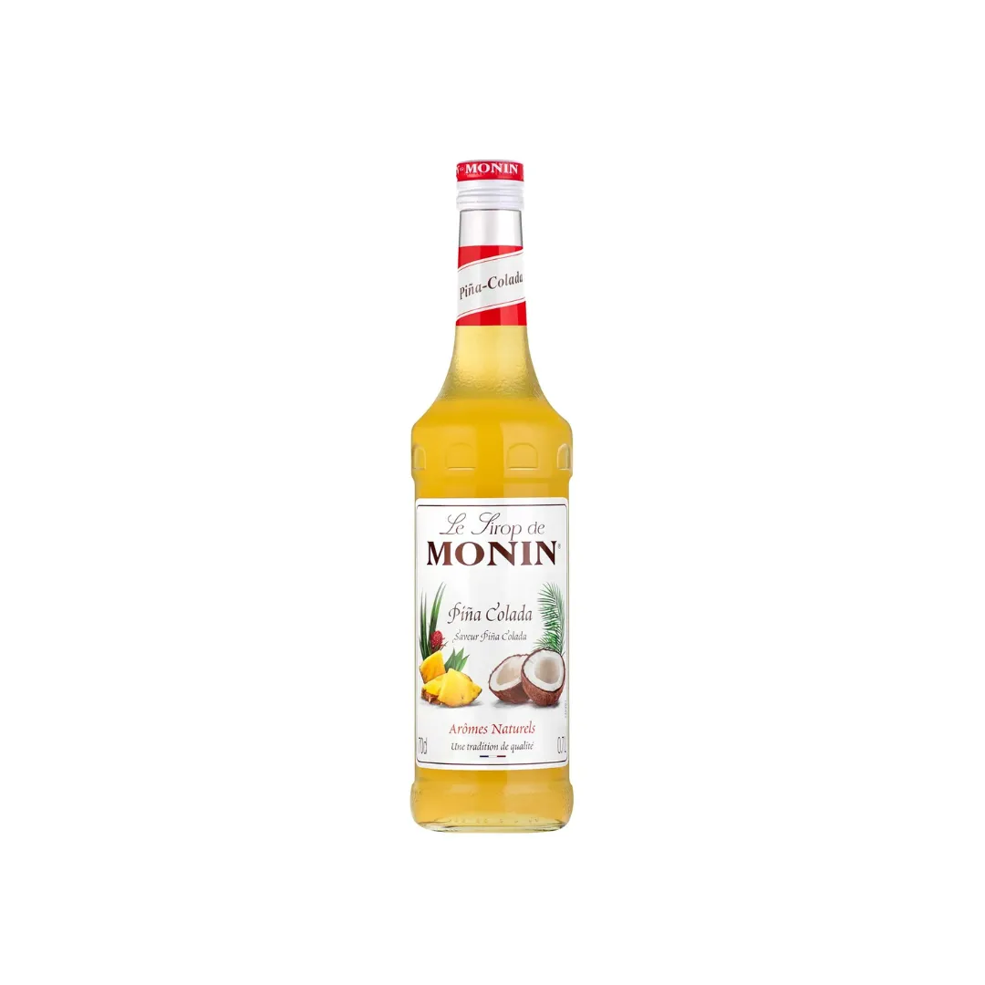 Monin Syrup Pina Colada 700ml - Tropical Flavor for Drinks & Desserts