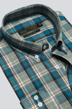 Multicolor Tattersall Check Casual Milano Shirt