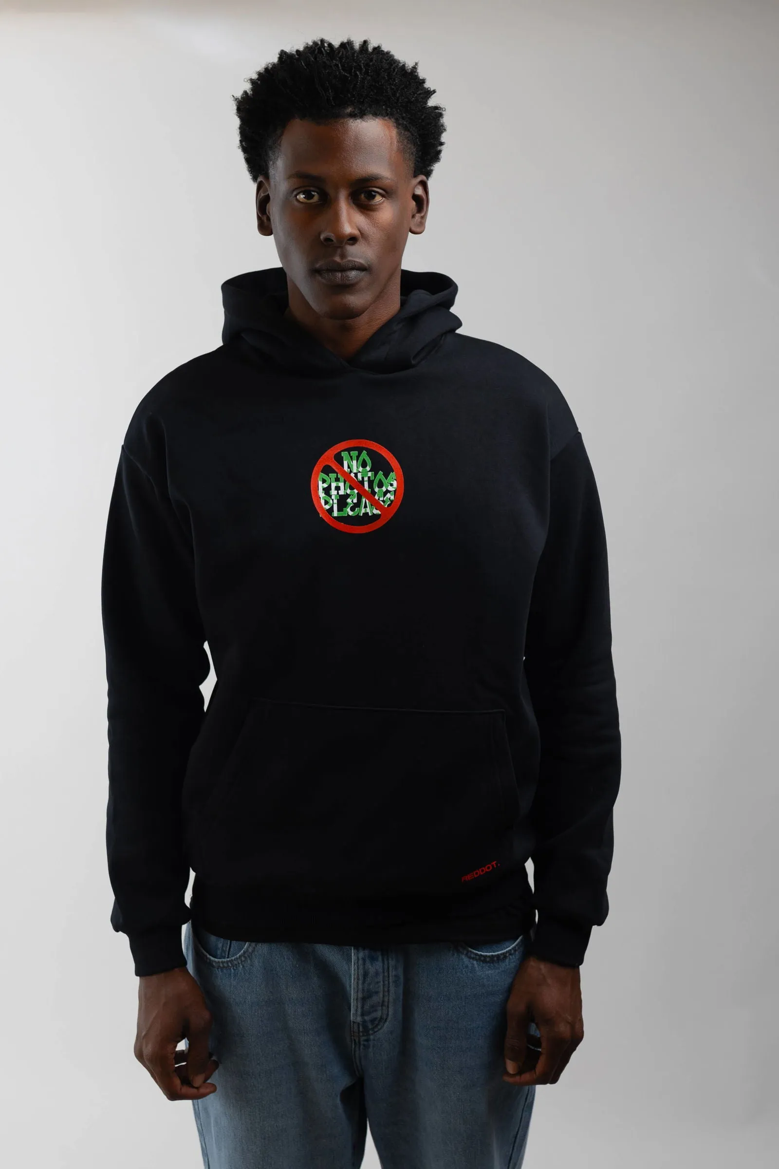 No Photo Please Hoodie-Black