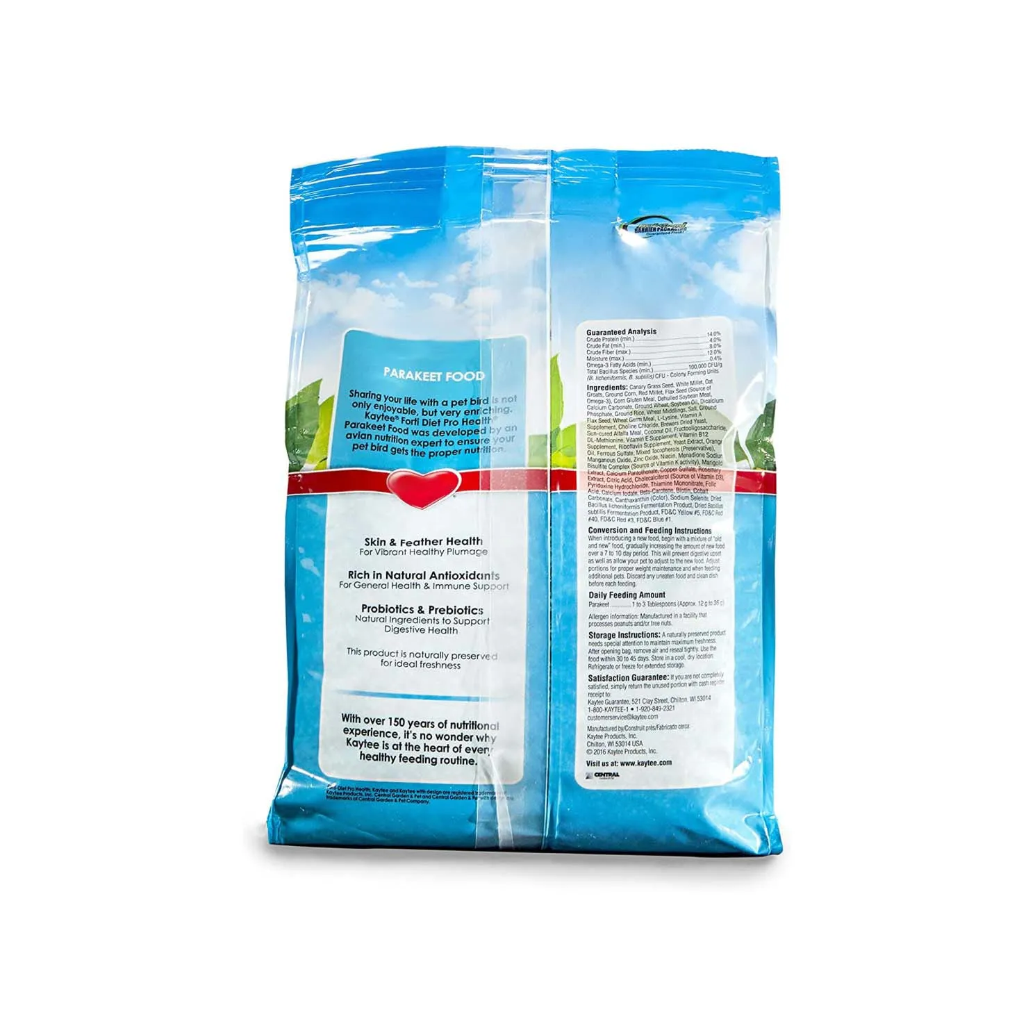 NutriWings Health Parakeet Food