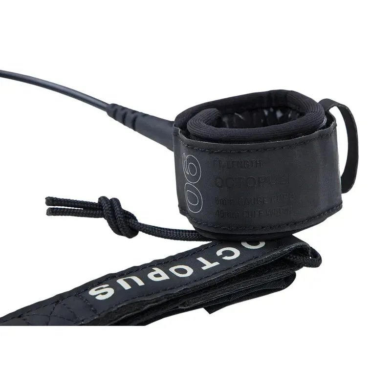 Octopus is Real Leash Mission Control 6" - Black