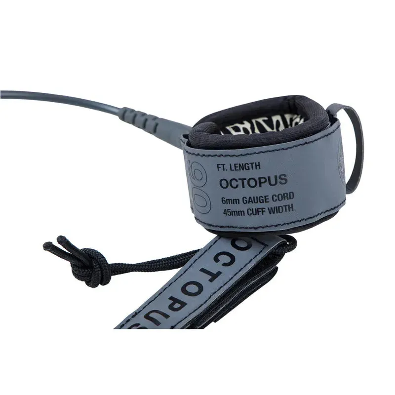 Octopus is Real Leash Mission Control 6" - Grey