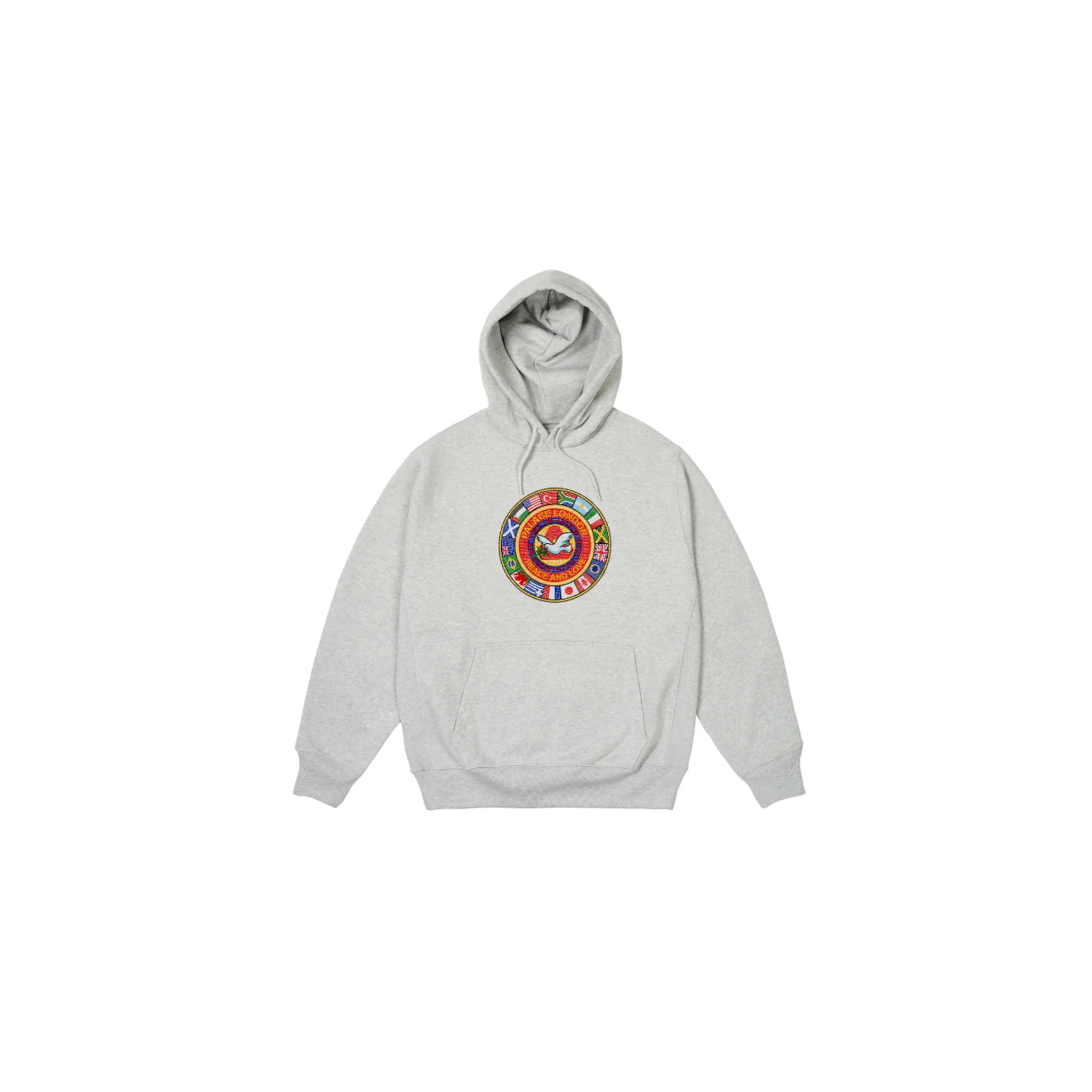 Palace Nations Hood Grey Marl