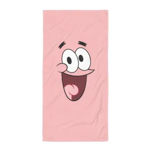 Patrick Star Big Face Beach Towel