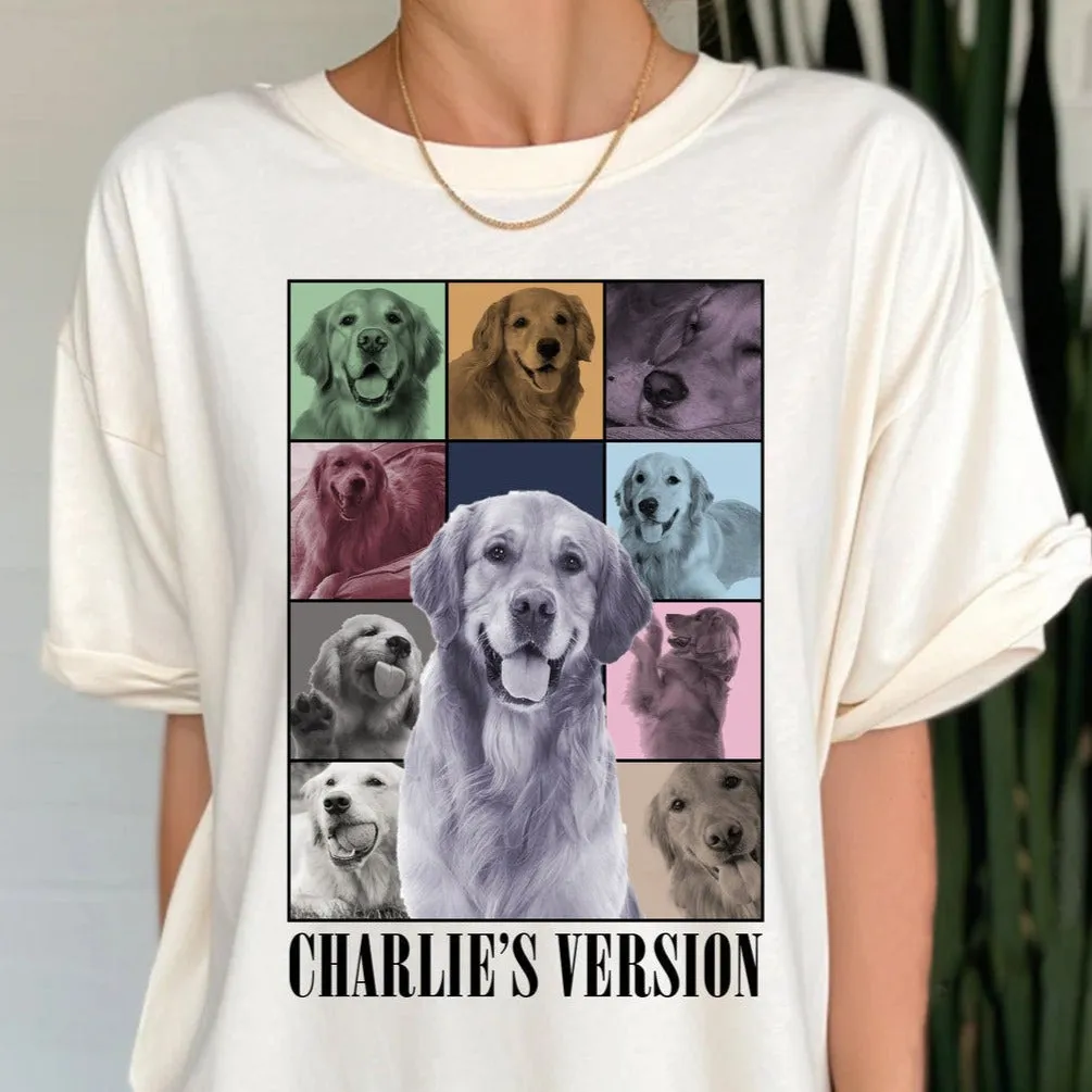 Personalized Vintage Pet Photo Sweatshirt Gift for Pet Lovers