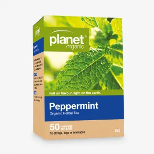 Planet Organic - Herbal Tea Bags - Peppermint (50 Pack)