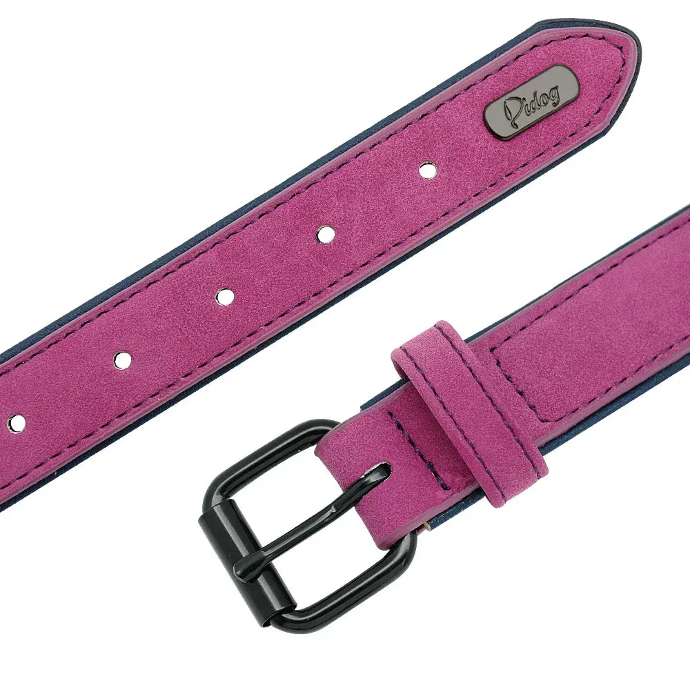 Premium Leather Dog Collar for Large Breeds