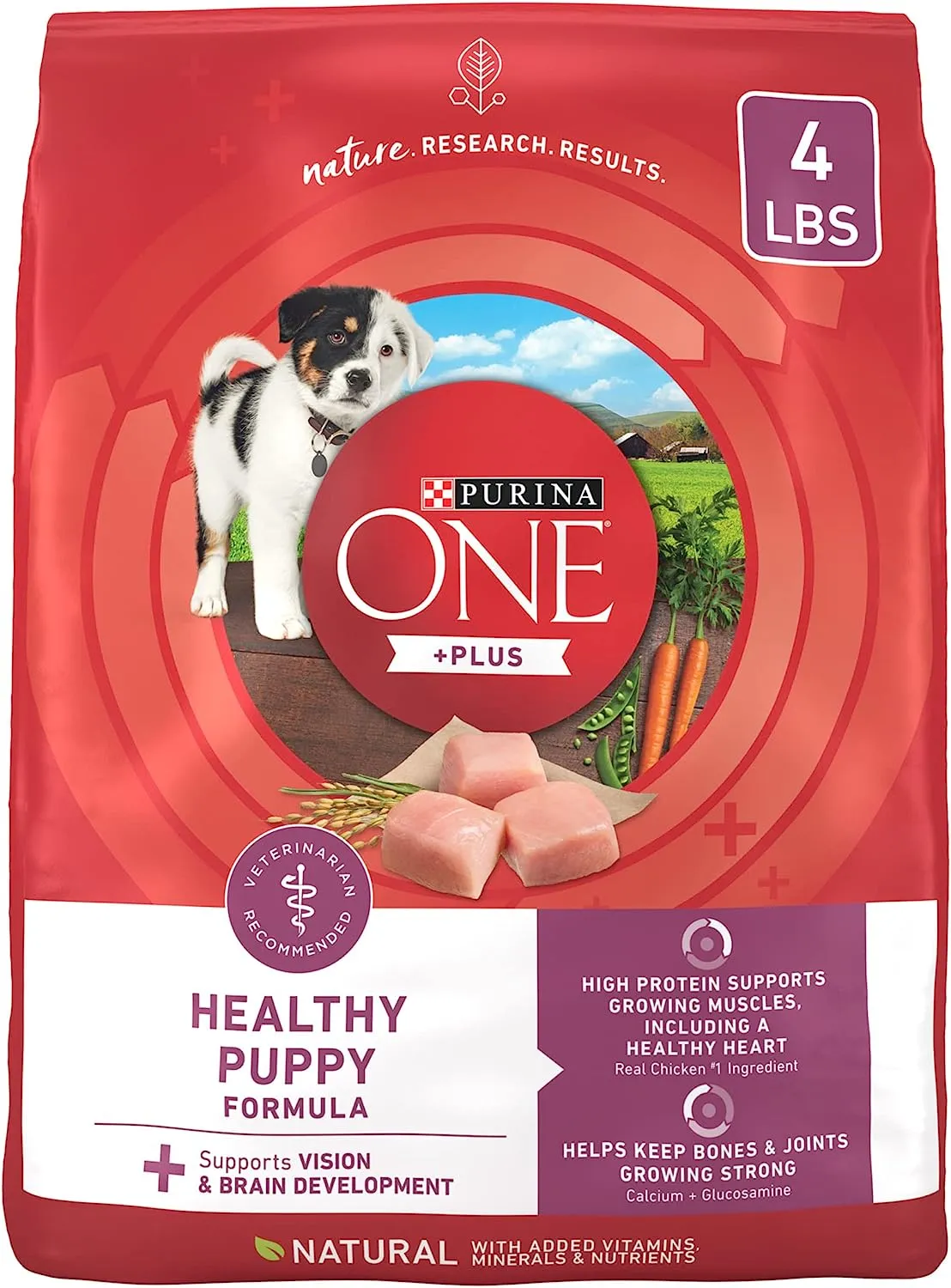 PURINA ONE ADULT DRY DOG FOOD LAMB AND RICE 4LB - POALNR