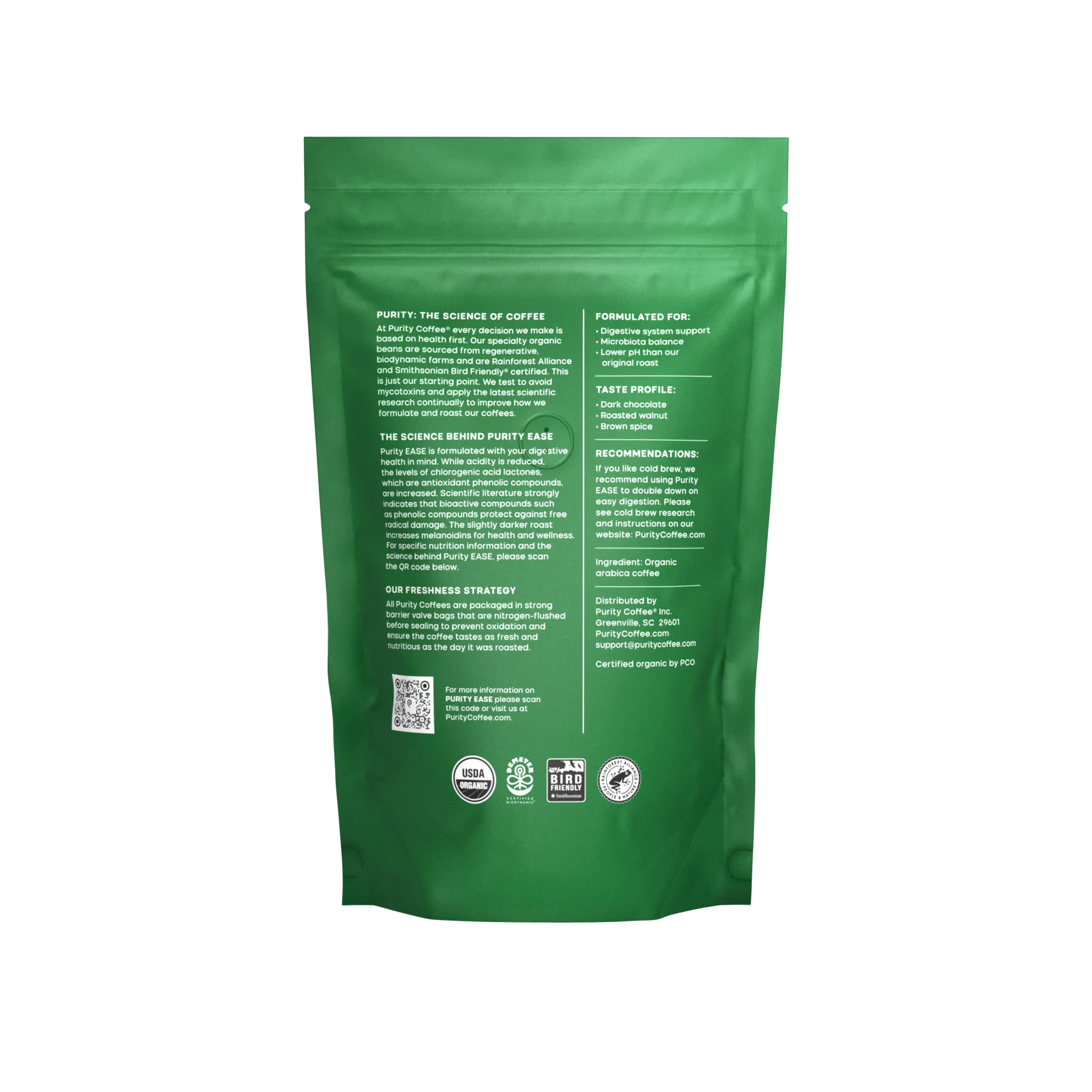 Purity EASE: Dark Roast Whole Bean Coffee