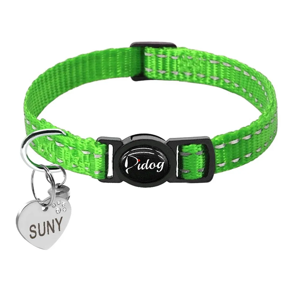 Reflective Kitten Collar with ID Tag