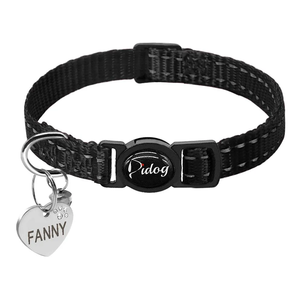 Reflective Kitten Collar with ID Tag