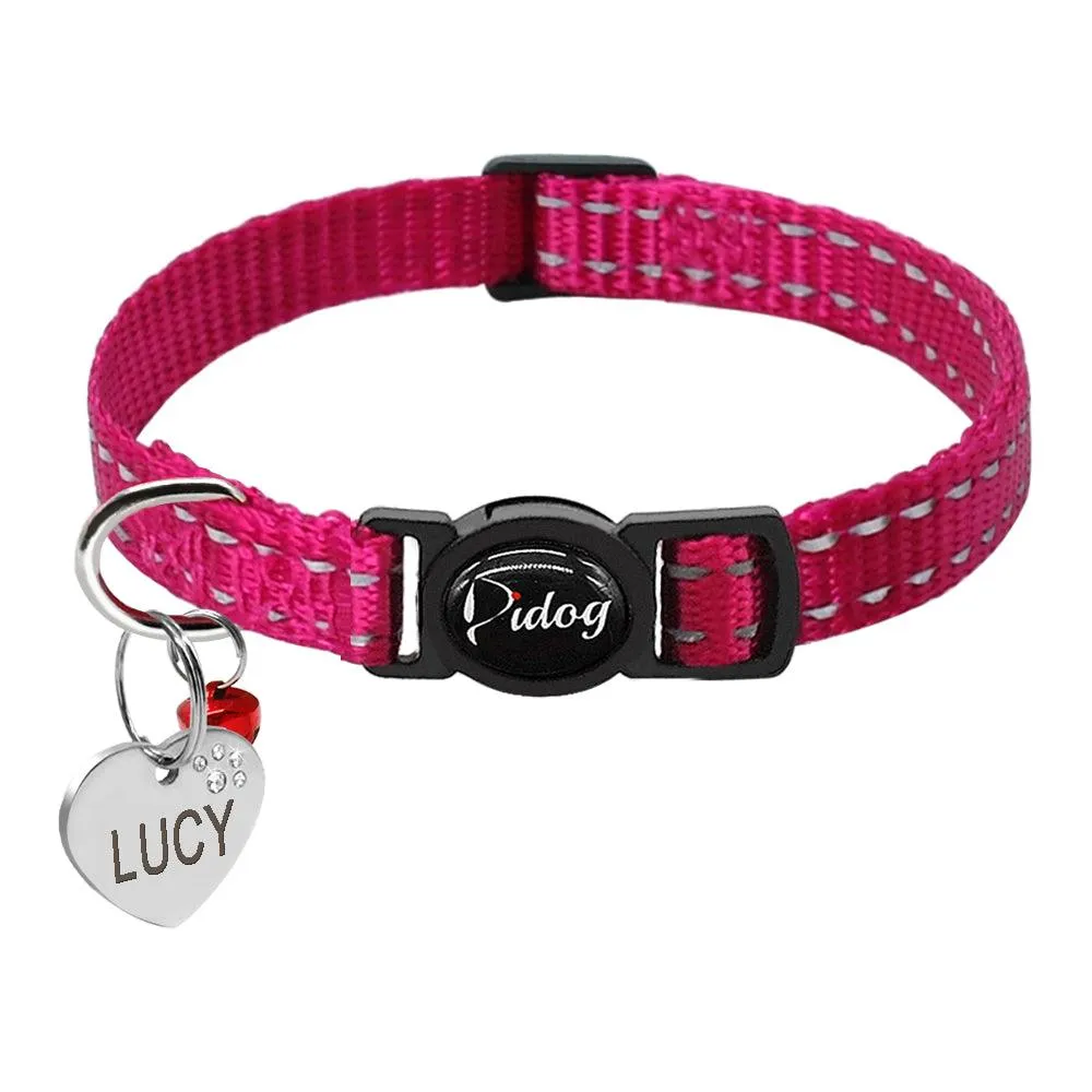 Reflective Kitten Collar with ID Tag