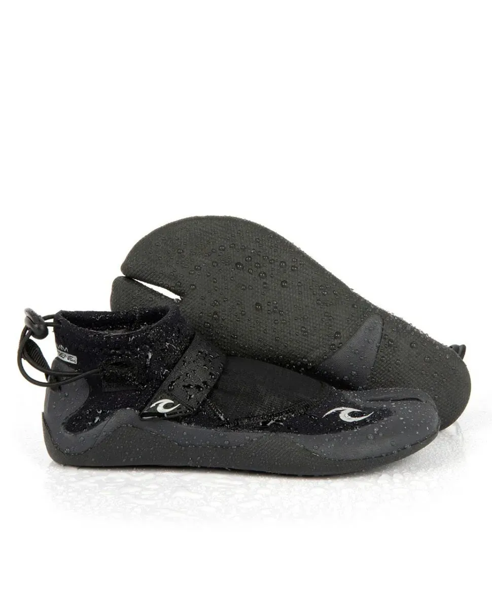 Rip Curl Unisex Reefer Boot 1.5mm Split Toe Boots Black/Charcoal WBO1AT-5001