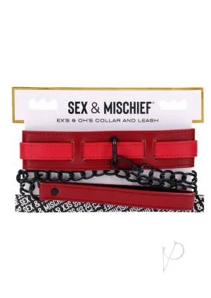 Sandm Exs and Ohs Collar And Leash