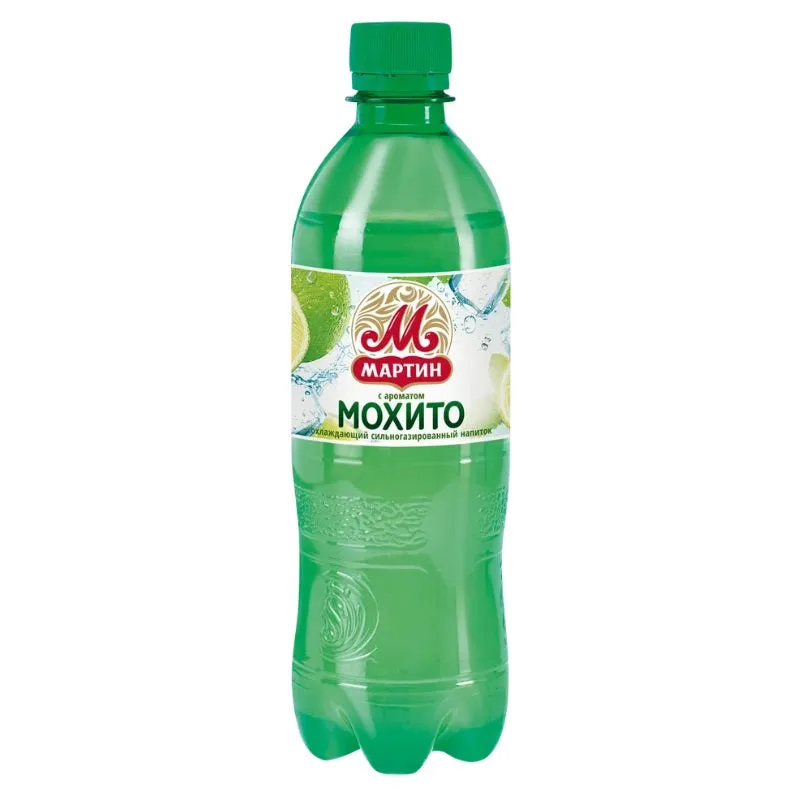Soft Drink MARTIN "MOJITO" highly carbonated, 0.5L