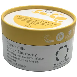 Solaris Tea Organic Lemon Harmony Pyramid Teabags 15x2g