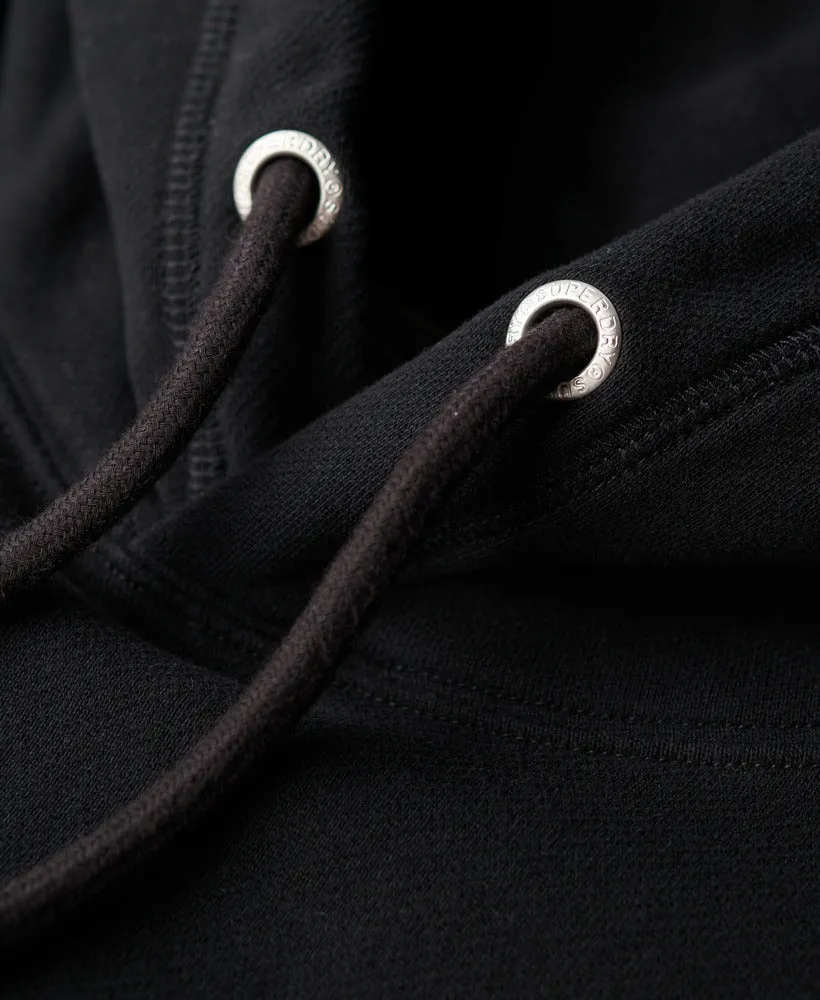 Sportswear Embossed Loose Fit Hoodie - Black