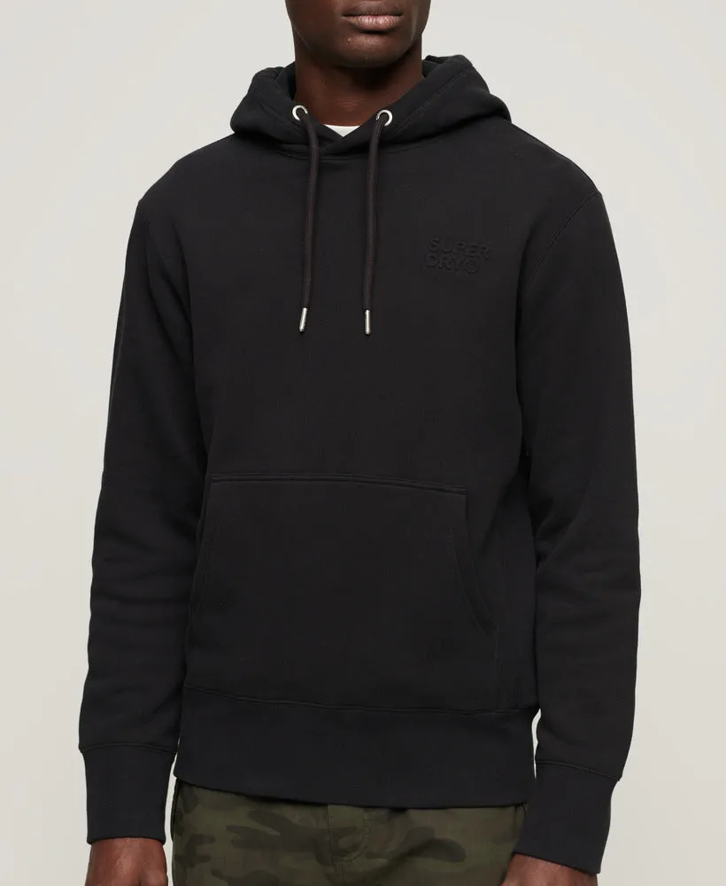 Sportswear Embossed Loose Fit Hoodie - Black