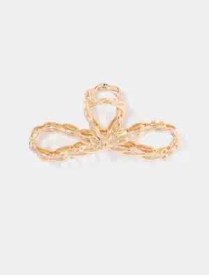 Talia Twist Bow Claw Clip