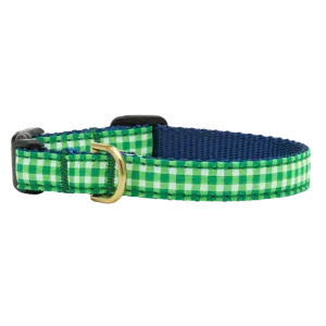 Teacup Collar | Lime Gingham