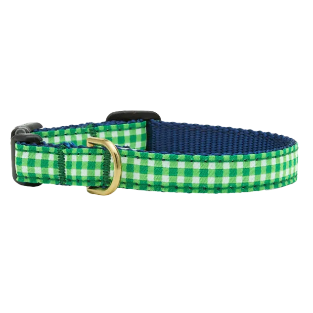 Teacup Collar | Lime Gingham