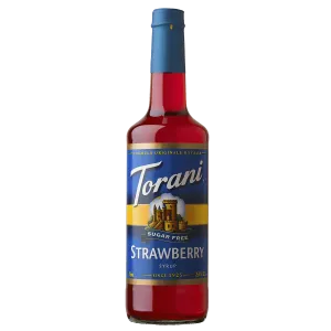 Torani Sugar Free Strawberry Syrup - Bottle (750mL)