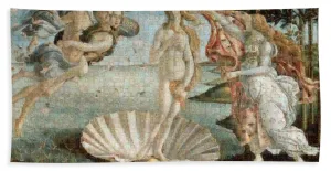 Tribute to Botticelli - Bath Towel