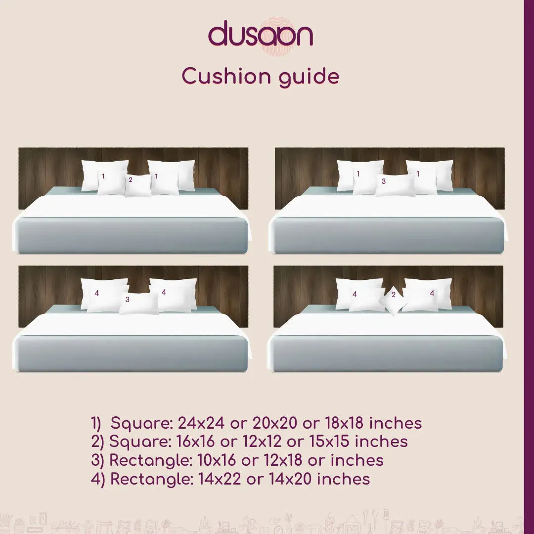 Valari Fantasy Cushion Cover | Single , Set of 2 | 12x18 inches