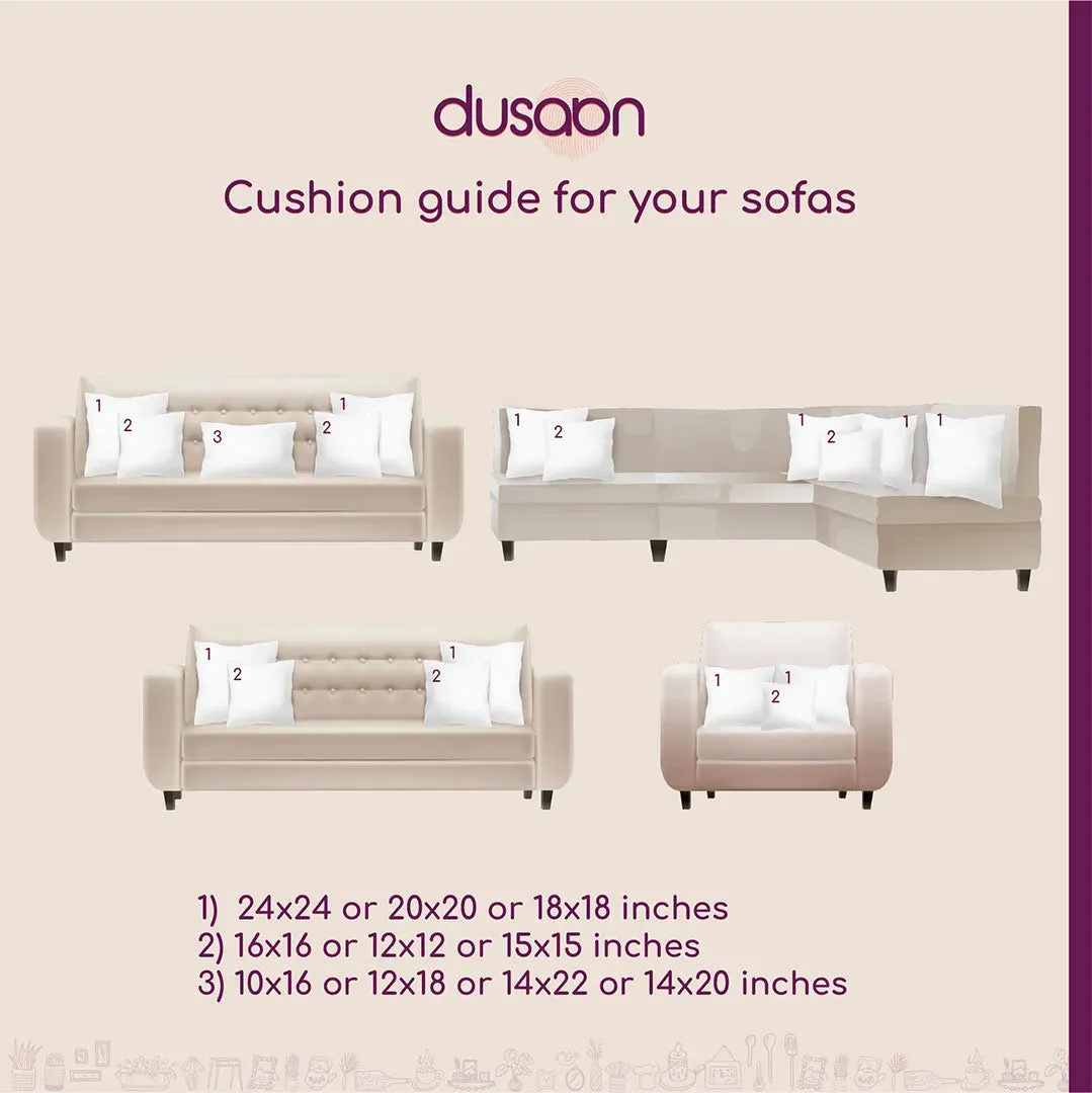 Valari Fantasy Cushion Cover | Single , Set of 2 | 12x18 inches