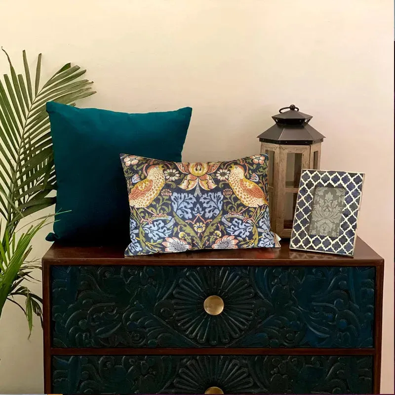 Vintage Bird Cushion Cover | 12x18 inches