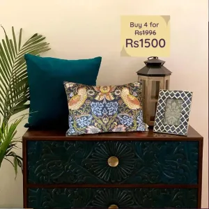 Vintage Bird Cushion Cover | 12x18 inches
