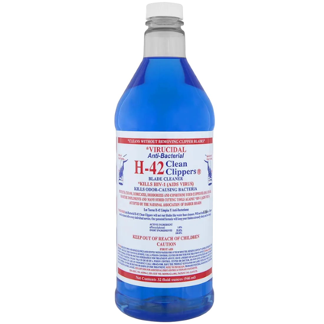 Virucidal Anti-Bacterial Clean Clippers 32 OZ Refill by H-42